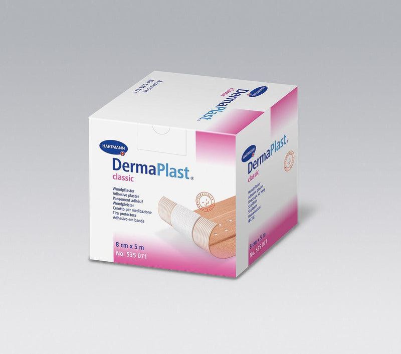 DermaPlast classic 4 cm, 6 cm, 8 cm, Wundverband, Pflaster, Wundpflaster, Wundschnellverband, 535051, 535061, 535071 - Notemed Medizintechnik 
