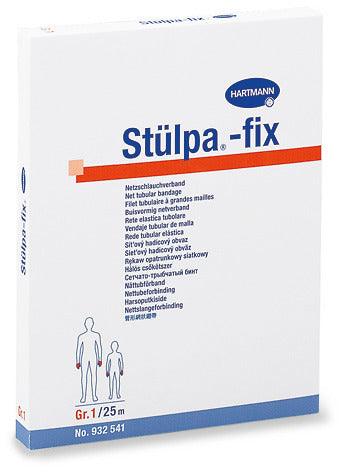 Stülpa-fix, elastischer Netzschlauchverband, gedehnt 25 m lang, Gr.1, Gr.2, Gr.3, Gr.4, Gr.5, Gr.6, Gr.7, 932541, 
932542, 
932543, 
932544, 
932545, 
932546, 
932547 Hartmann