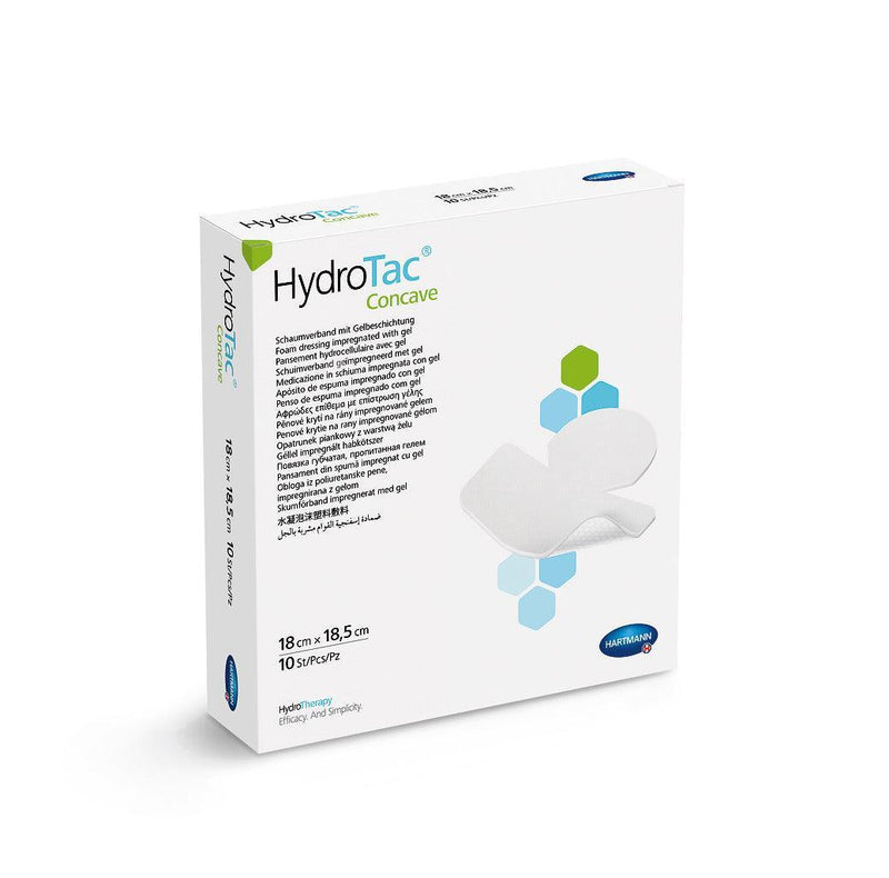 HydroTac comfort sacral Schaumverband, 18x18 cm, 18 x 18,5 cm, Steril, einzeln eingesiegelt, für sicheren Halt, 685827, 685825 - Notemed Medizintechnik 