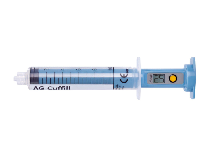 AG CUFFILL - digitale Spritze zur Cuffdruckmessung, limitiert auf 100 Messungen, mit automatischer Countdown-Funktion, 59-10-100 - Notemed Medizintechnik 