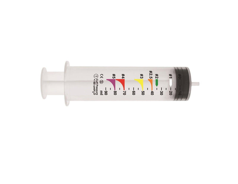 Spritze 20 ml, 60 ml, 100 ml, farbkodiert, mit Luer-Ansatz, Pkg. / 10 Stück - Notemed Medizintechnik 