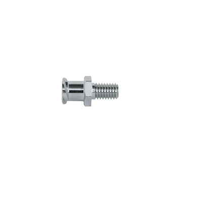Konnektor Luer Lock, Konnektor Luer Lock mit M5, M6 Gewinde, weiblich - Material: Messing vernickelt, Pkg. / 5 Stück - Notemed Medizintechnik 