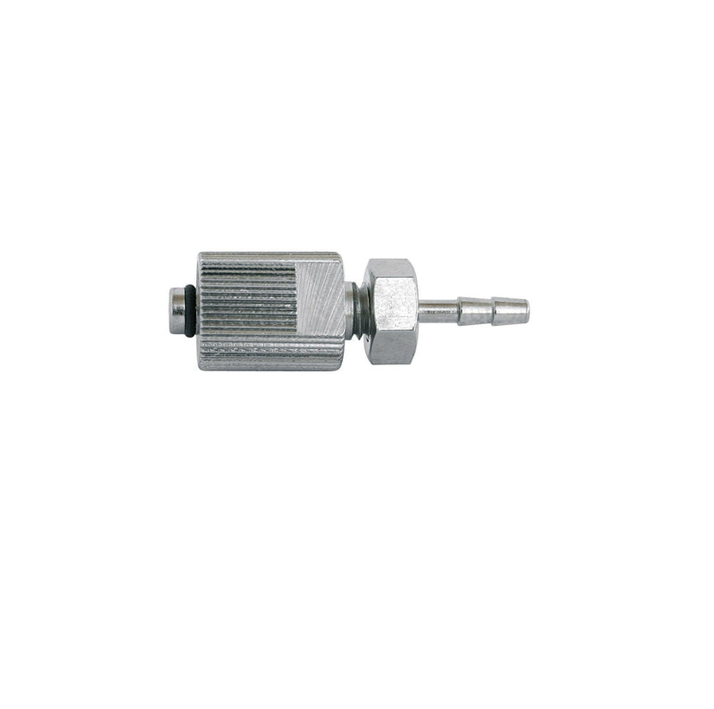 Konnektor Luer Lock, Konnektor Luer Lock mit M5, M6 Gewinde, männlich - Material: Messing vernickelt, Pkg. / 5 Stück - Notemed Medizintechnik 