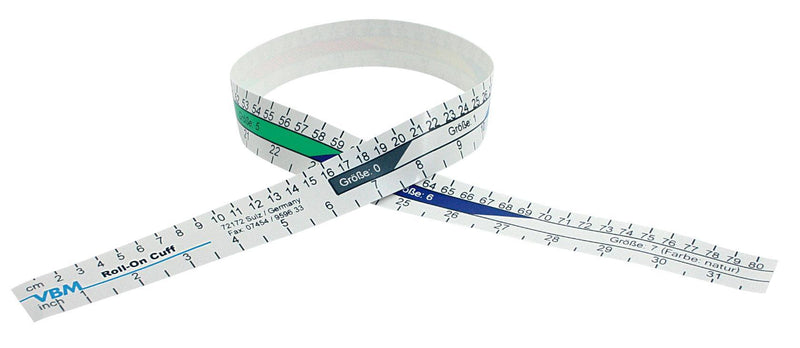 Maßband für Rollmanschetten - farbkodiert, wiederverwendbar, 21-95-111 - Notemed Medizintechnik 