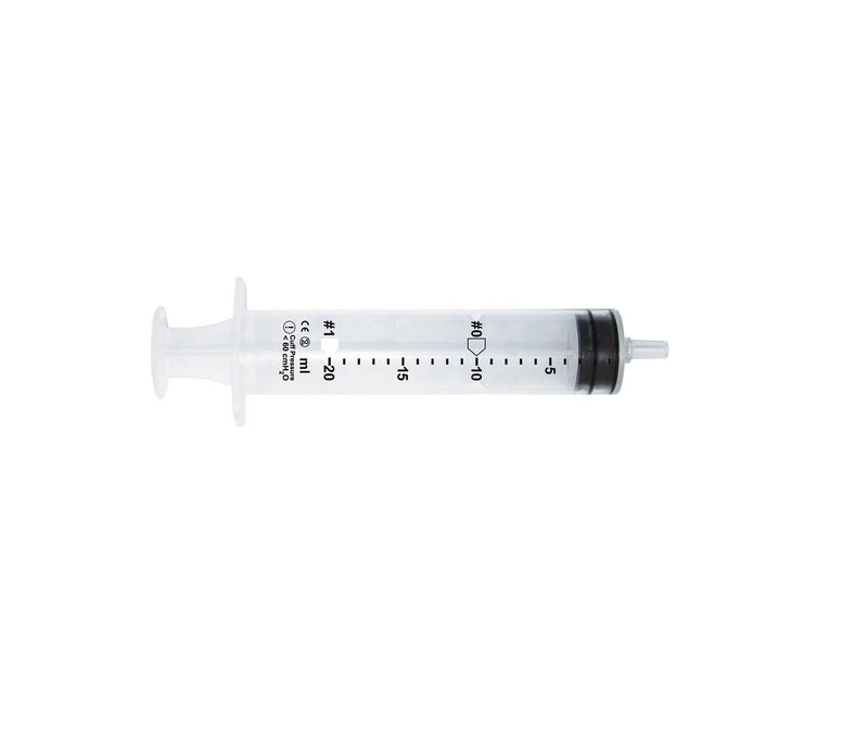 Spritze 20 ml, 60 ml, 100 ml, farbkodiert, mit Luer-Ansatz, Pkg. / 10 Stück - Notemed Medizintechnik 