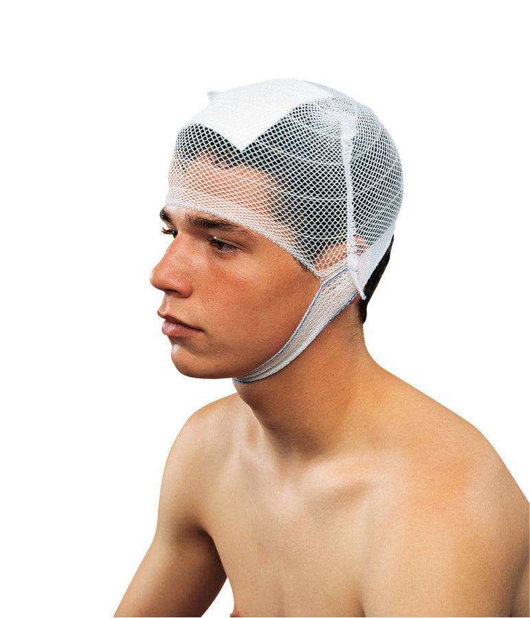 YPSINETZ Kopfbandage, gebrauchsfertiger Netzschlauchverband zur Fixierung von Wundauflagen am Kopf, 25420, 25425, 
 25435 - Notemed Medizintechnik 