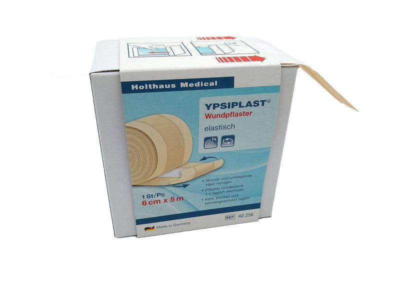 YPSIPLAST® Wundpflaster, Pflaster, Wundschnellverband, für Gelenke und bewegte Körperstellen geeignet, 4cm x 5m, 6cm x 5m, 8cm x 5m - Notemed Medizintechnik 