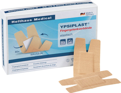 YPSIPLAST® Fingergelenkverband, Packung á 50 Stück elastisch, 3,8 x 7,5 cm, 40650 Holthaus