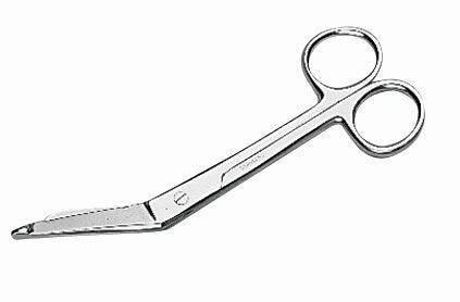 Verbandschere nach Lister, Kniegebogen, 14 cm, rostfrei, 51750 - Notemed Medizintechnik 