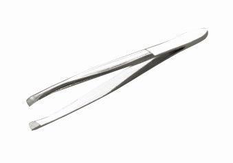 Haarpinzette 8 cm, mit schrägem Greifer, rostfrei, 52642 - Notemed Medizintechnik 