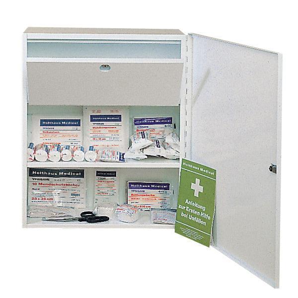 MEDICUS Verbandschrank leer Stahlblech mit Medikamentenfach, 66090 - Notemed Medizintechnik 