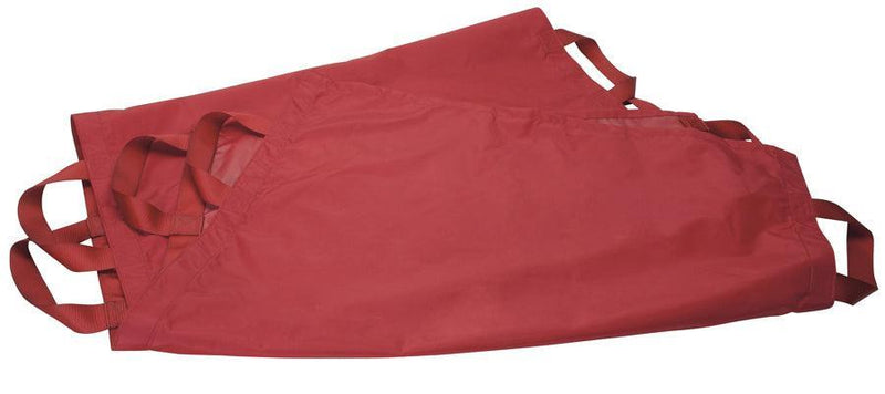 Rettungstuch nach DIN-EN 1865, Rot, 195 x 80 cm, 10 Trageschlaufen nach DIN-EN 1865, inkl. Tasche, 87280 - Notemed Medizintechnik 