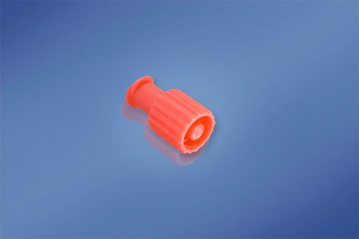 Kombi-Stopfen, steril, Luer Lock, rot, blau, NDCU10, 
NDCU11 - Notemed Medizintechnik 