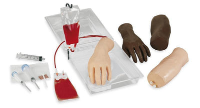 Tragbare Injektionstrainer IV Arm und Hand, R10200 - Notemed Medizintechnik 