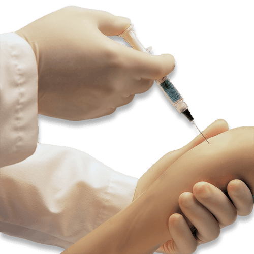 Trainingsarm mit Hand für intervenöse, intramuskuläre und subkutane Injektion für R17720, R17720-1 - Notemed Medizintechnik 