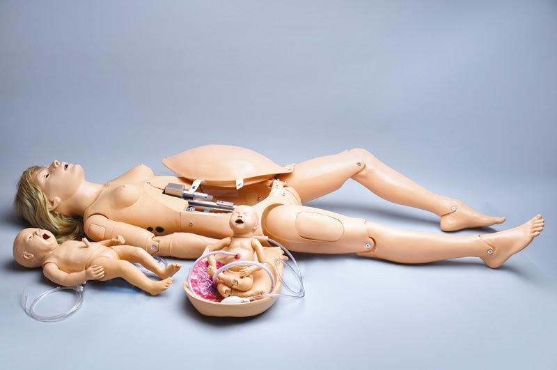 Noelle Geburtssimulator mit PEDI Blue Säuglingssimulator, R17800 - Notemed Medizintechnik 
