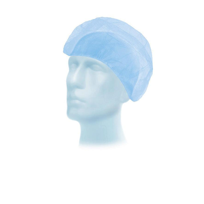 Suavel® Astrid Schwestern- und Patientenhaube, Baretthaube, blau, grün, weiß, 53 cm, 70-121W, 70-121G, 70-121B - Notemed Medizintechnik 