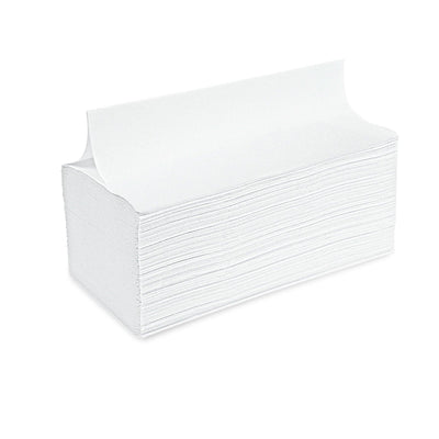 Falthandtücher V-Falz, 25x23cm, 1-lagig, 2-lagig, weiß, 5721, 5722, REF 268110 - Notemed Medizintechnik 