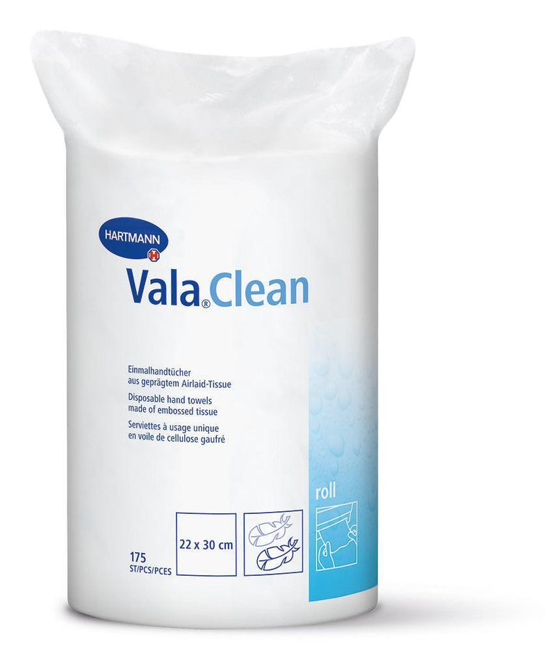 ValaClean roll Einmal-Handtücher, alternative zu textilen Waschhandschuhen, 22 x 30cm, 992251 - Notemed Medizintechnik 