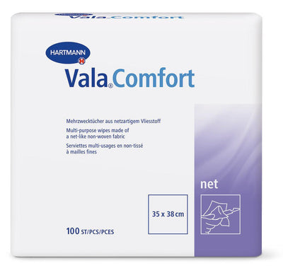 ValaComfort net Mehrzwecktücher, Tücher, Pkg. á 100 Stück, 35 x 38 cm, Mehrzwecktücher, Reinigungstücher, Desinfektionstücher, 992330 - Notemed Medizintechnik 