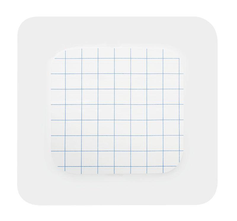 HydroTac transp. comfort, 8 x 8cm, 12,5 x 12,5 cm, 10 x 20 cm, 6,5 x 10 cm, steril, einzeln eingesiegelt, Wundauflage mit einem hautfreundlichen umlaufenden Kleberand, 685925, 
685926, 
685927, 
685928 - Notemed Medizintechnik 