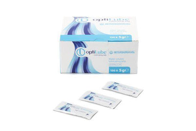 Optilube Gleitmittel für Airway-Produkte, enthält 5g wasserlösliches Gleitmittel, das vor Einführung auf Airway-Produkte wie supraglottische Airways - Notemed Medizintechnik 