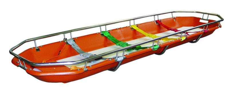 Korbtrage, Rettungsmulde in orange, einteilig, extra schmal, Belastbarkeit: 300 kg, ultraBASKET STRECHER, Rettungsmulde, SAN-0087-1-M - Notemed Medizintechnik 