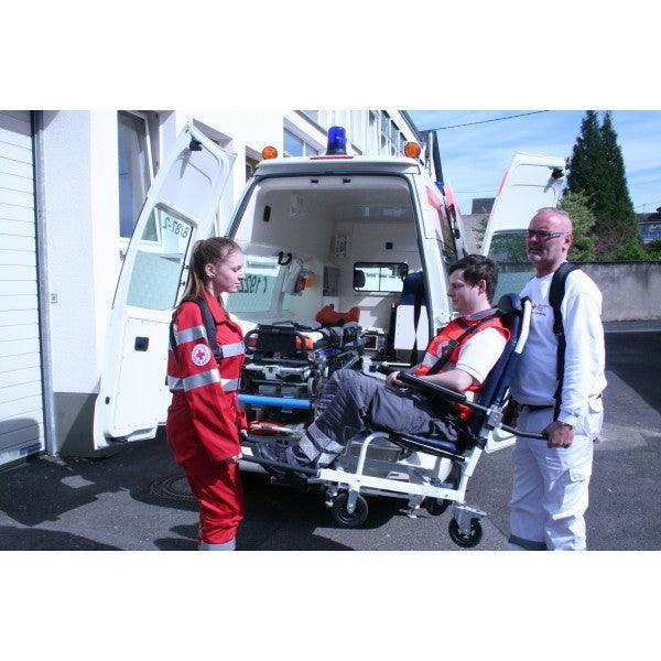 Tragesystem für Krankentragen und -Stühle, gepolstert und verstärkt, verteilt das Gewicht gleichmäßig und schont den Körper vor starken Belastungen, ultra STRETCHER-CARRIER, SAN-0120 - Notemed Medizintechnik 