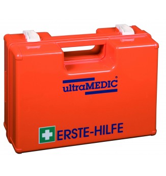 Erste-Hilfe-Koffer in SUPER II Ausführung, ultraBOX "SUPER II", mit Füllung DIN 13169, orange, SAN-0171-OR-G UltraMEDIC