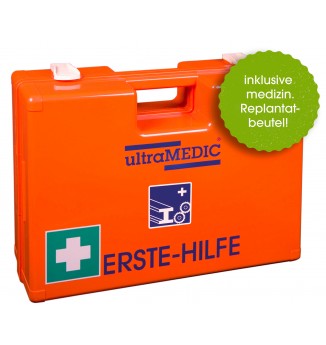 Erste-Hilfe-Koffer in SELECT-Größe "METALLBRANCHE", mit Spezialfüllung, orange, Spezialfüllung besteht aus DIN 13157 und speziellen Erste-Hilfe Artikeln, die für die Branche empfehlenswert sind, ultraBOX, SAN-0175-MET UltraMEDIC
