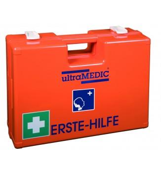 Erste-Hilfe-Koffer in SELECT-Größe "SENIOREN", mit Spezialfüllung, orange, Spezialfüllung besteht aus DIN 13157 und speziellen Erste-Hilfe Artikeln, die für die Branche empfehlenswert sind, ultraBOX, SAN-0175-SEN - Notemed Medizintechnik 