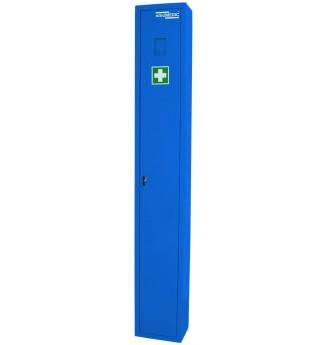 Verbandschrank ultraLOCKER "1350", mit Füllung, Krankentrage, Rettungssitz, Erste-Hilfe Verbandkasten mit Füllung nach DIN 13157, 1 Taschenlampe mit Rot/Grün-Farbfilter, 1 Rettungstuch, 1 Reflex-Rettungsdecke, 1 Wolldecke, SAN-0197 - Notemed Medizintechnik 
