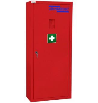 Verbandschrank ultraLOCKER "1710", mit Füllung, Krankentrage, Rettungssitz, Erste-Hilfe Verbandkasten mit Füllung nach DIN 13157, 1 Taschenlampe mit Rot/Grün-Farbfilter, 1 Rettungstuch, 1 Reflex-Rettungsdecke, 1 Wolldecke, SAN-0199 - Notemed Medizintechnik 