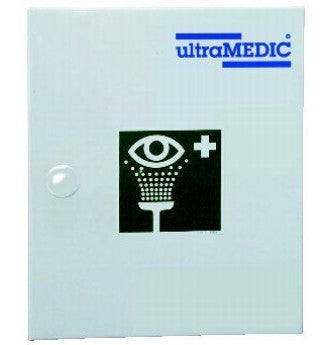 Verbandschrank ohne Füllsortiment mit Augenspülset, weiß, SAN-0200-10-A UltraMEDIC