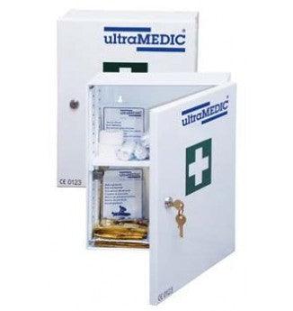 Verbandschrank, ultraCASE "010", mit Füllung DIN 13157, weiß, SAN-0201-10, SAN-0200-10 - Notemed Medizintechnik 