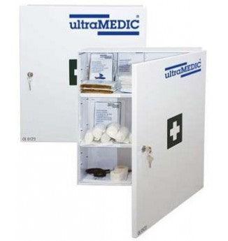 Verbandschrank, ultraCASE "018", mit Füllung DIN 13169, weiß, SAN-0201-18, SAN-0200-18 - Notemed Medizintechnik 