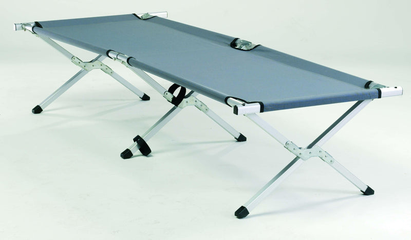 Robustes Aluminium Feld-/Notbett mit grauem Bezug aus Polyester, Belastbarkeit: 100 kg
ultraCAMP, groß, SAN-0221 - Notemed Medizintechnik 