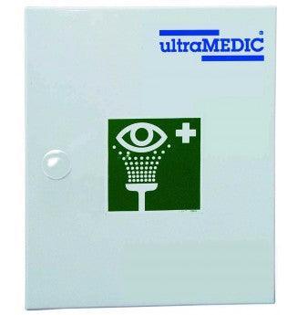 Stahlschrank mit Augenspülset, Kompakter Stahlschrank, ultraAQUA-SAFE, SAN-0240 - Notemed Medizintechnik 
