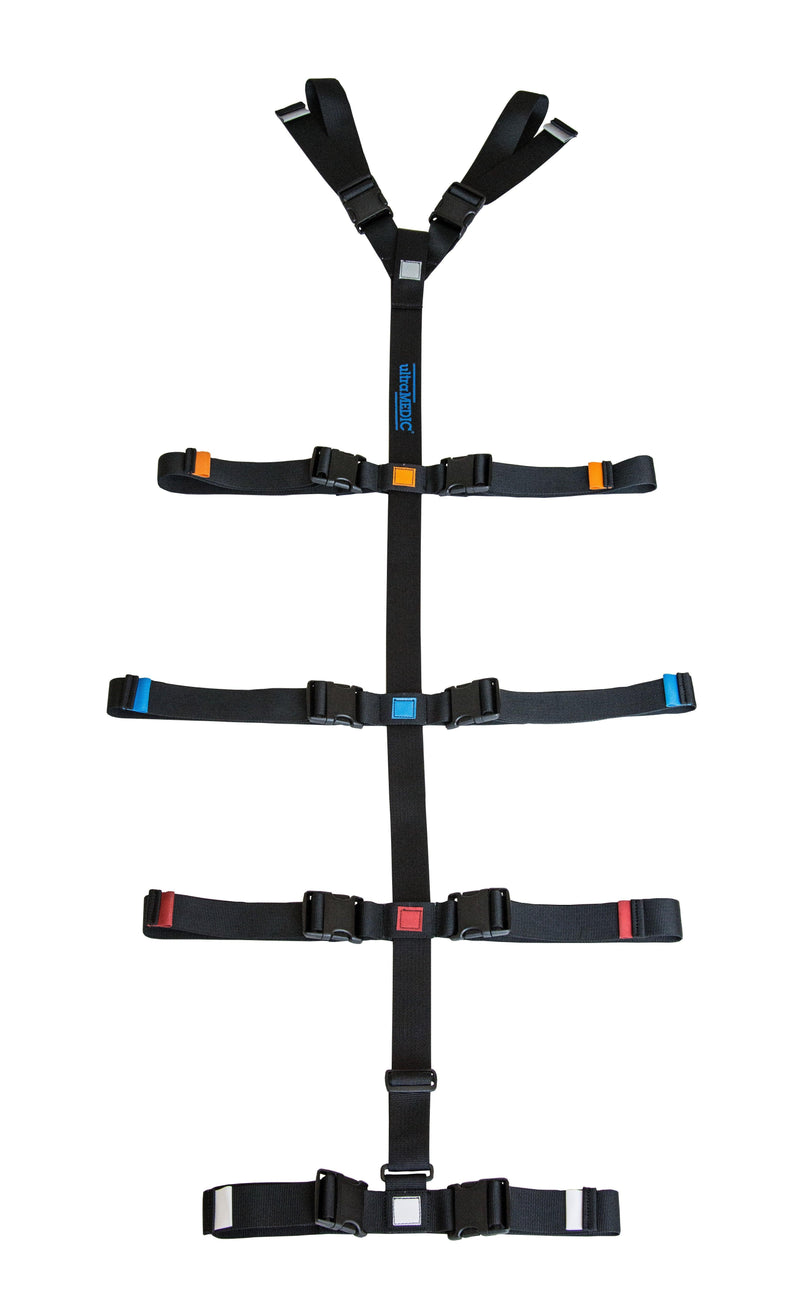 Rückhaltegurtsystem für SPINEBOARD mit Clipschlössern, Rückhaltesystem, ultraSTRAPS Xtreme, SAN-0286 - Notemed Medizintechnik 