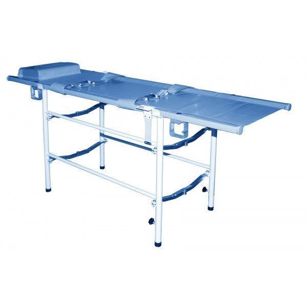 Krankentragen-Lagerungsgestell, Krankentragen-Lagerungsgestell, klappbar, mit Schocklagerungsfunktion, Belastbarkeit: 200 kg, ultraSTAND, SAN-0400 - Notemed Medizintechnik 