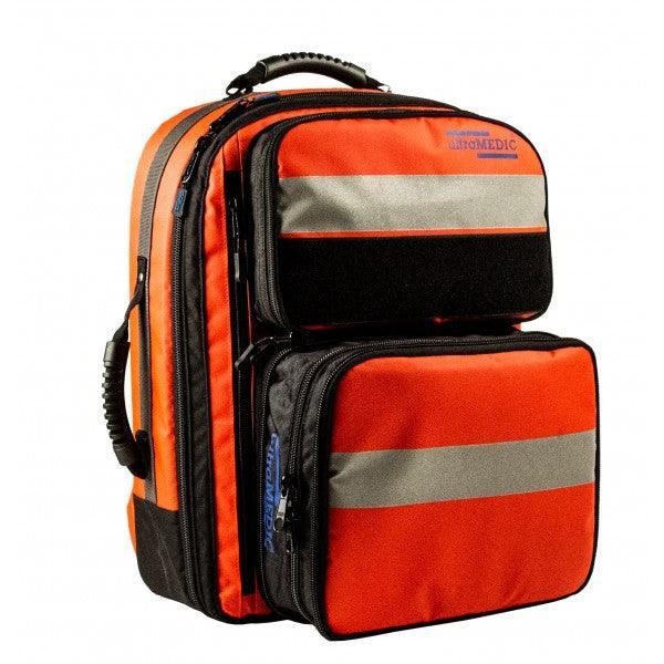 RETTUNGSRUCKSACK, OHNE FÜLLUNG, extrem stabiler und robuster RETTUNGSRUCKSACK aus PVC Planenmaterial, ultraRESCUE I PLUS mit zusätzlicher Fronttasche, SAN-500-R-Z - Notemed Medizintechnik 