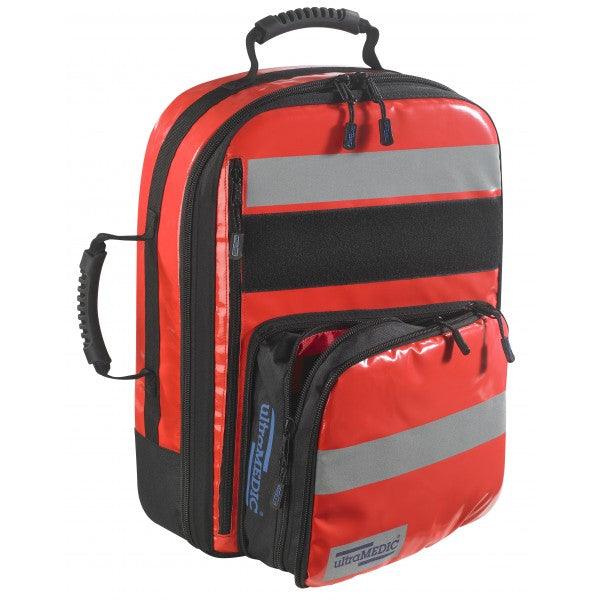 Notfallrucksack, Rettungsrucksack, OHNE FÜLLUNG, Extrem stabiler und robuster RETTUNGSRUCKSACK aus PVC Planenmaterial, ultraRUCKSACK "RESCUE", Complan, rot, SAN-500-R, schwarz, SAN-500-S - Notemed Medizintechnik 